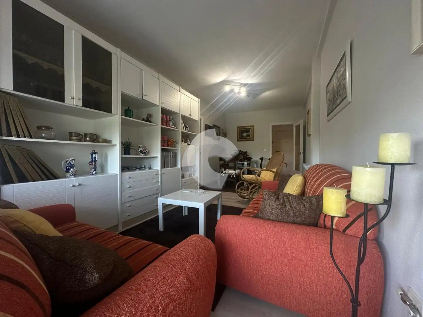 Wohnzimmer von Wohnung zur Miete in Santiago de Compostela  mit Heizung
