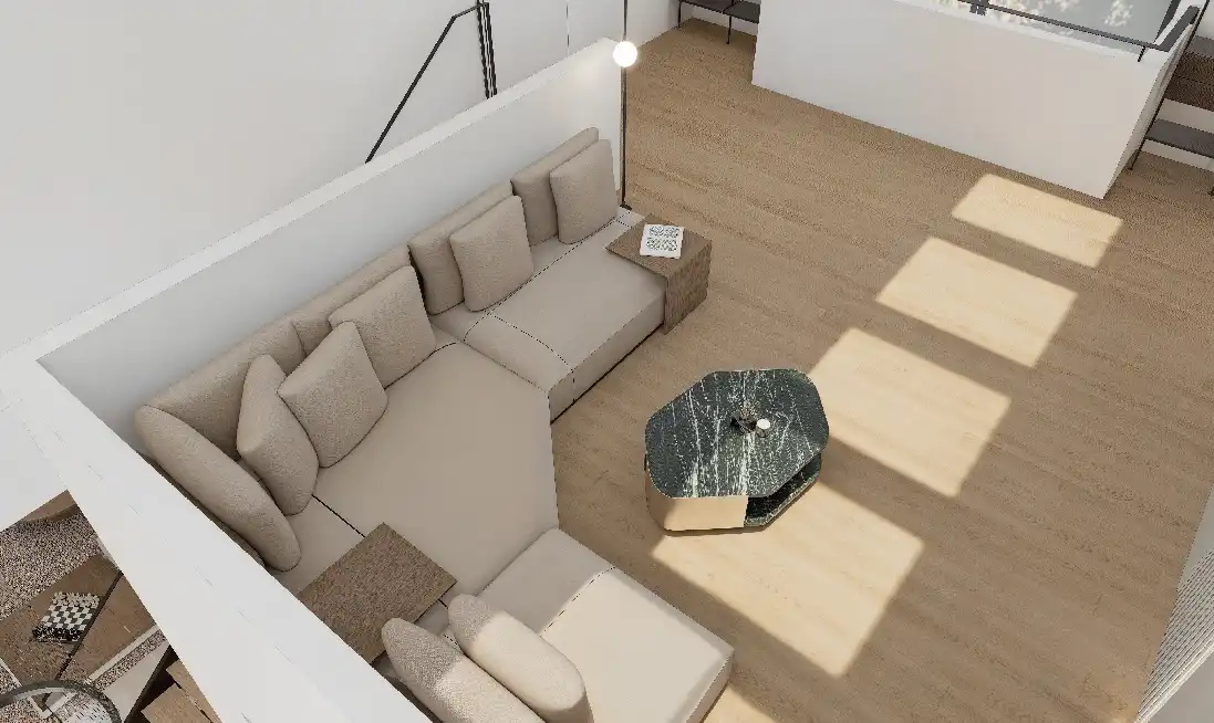 Sala d'estar de Casa o xalet en venda en Llinars del Vallès amb Aire condicionat, Jardí privat i Terrassa