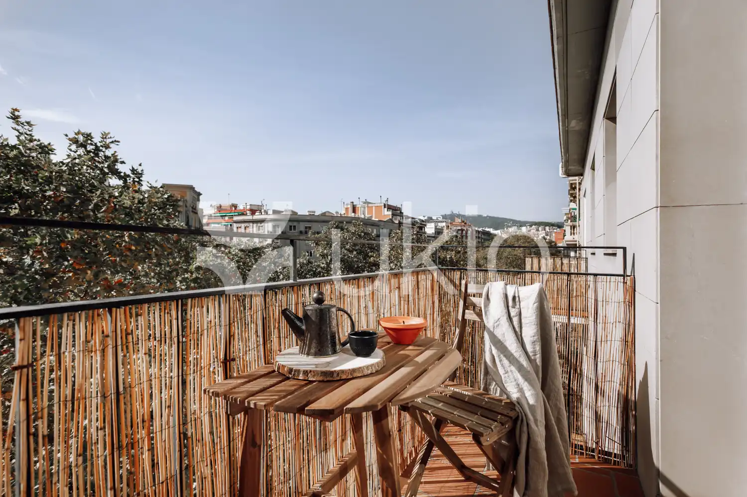 Terrassa de Apartament de lloguer en Barcelona amb Aire condicionat, Calefacció i Jardí privat