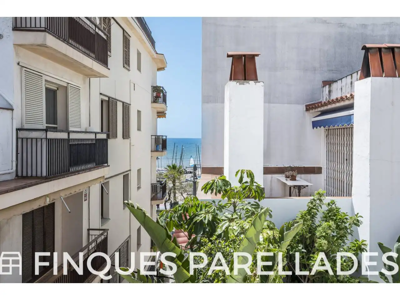 Terrasse von Dachboden zum Verkauf in Sitges mit Klimaanlage, Heizung und Terrasse