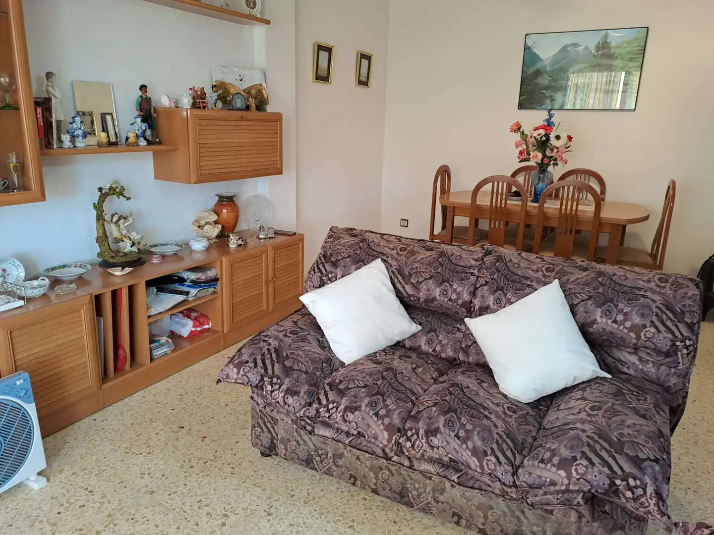 Sala d'estar de Pis en venda en Cunit amb Terrassa, Moblat i Forn