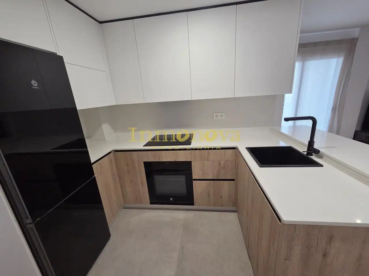 Kitchen of Flat for sale in Cangas   with Heating, Terrace and Storage room