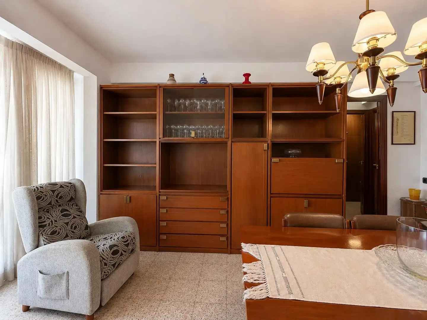 Sala de estar de Piso en venta en Granollers con Amueblado y Balcón