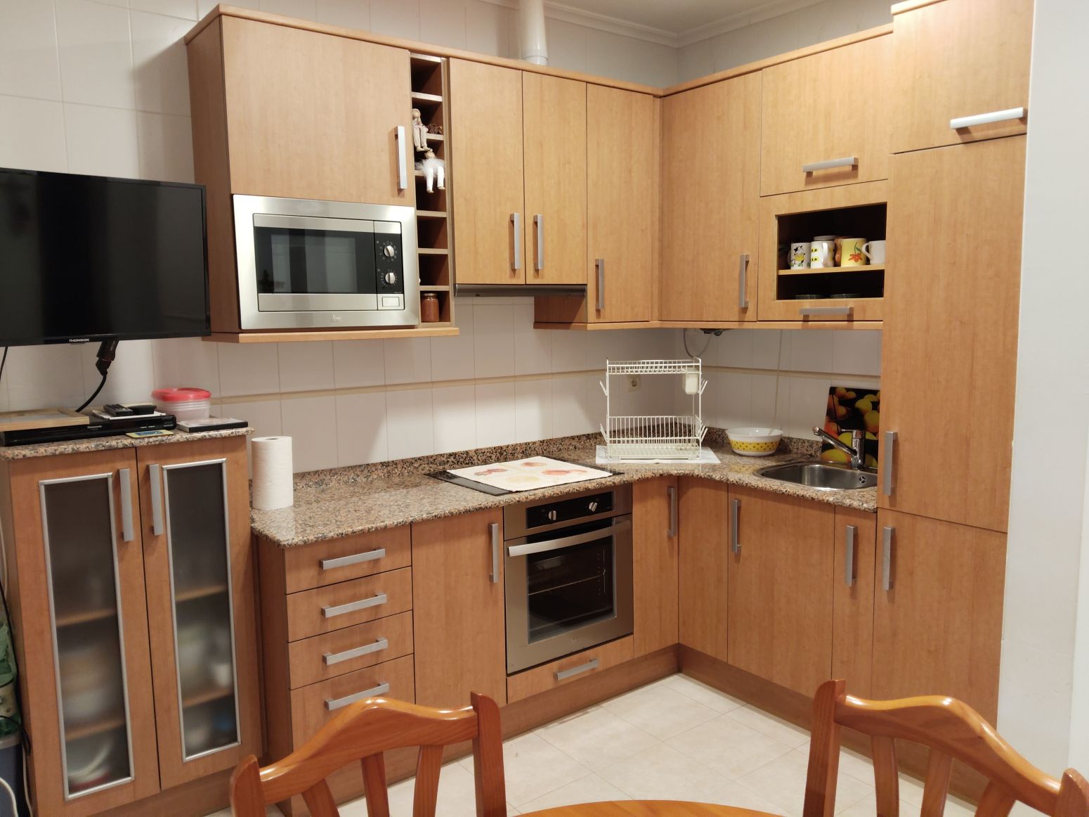 Kitchen of Flat to rent in Rionansa  with Heating, Terrace and Balcony