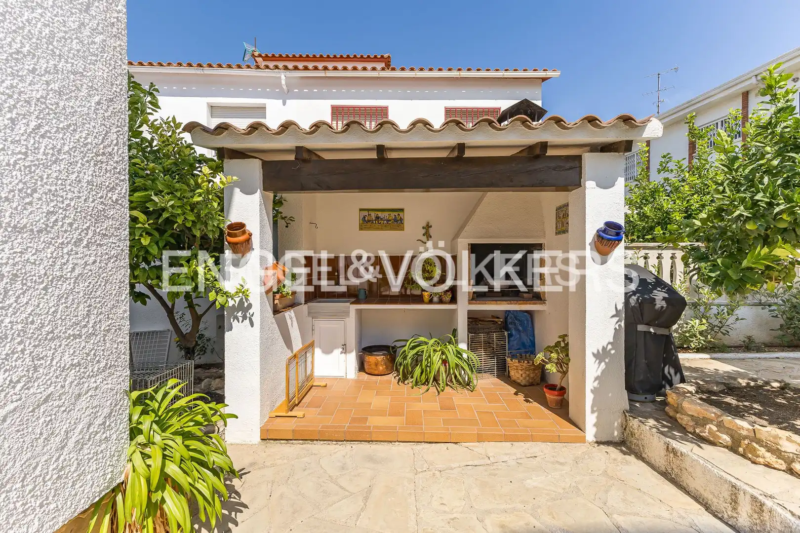 Vista exterior de Casa o chalet en venta en Torredembarra con Aire acondicionado, Calefacción y Jardín privado