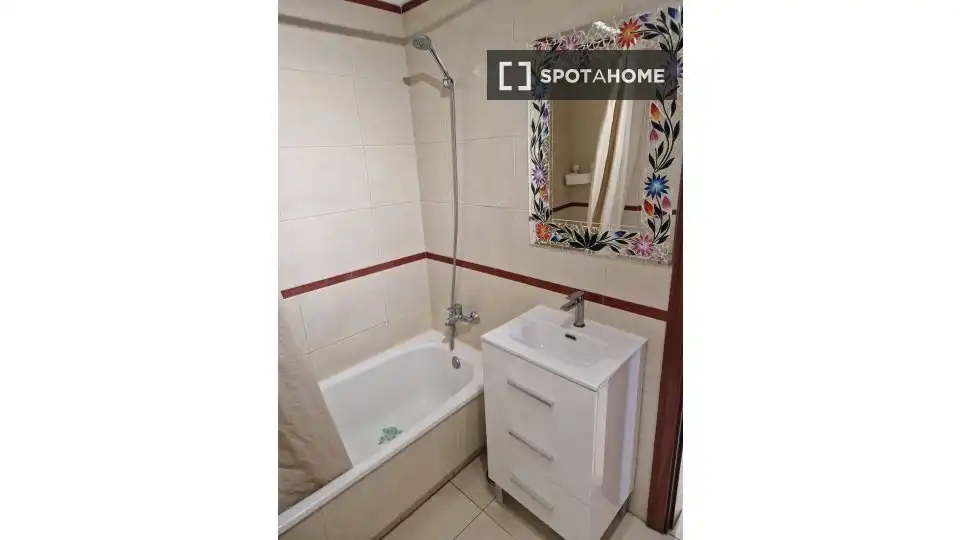 Baño de Apartamento para compartir en San Cristóbal de la Laguna con Aire acondicionado, Terraza y Amueblado