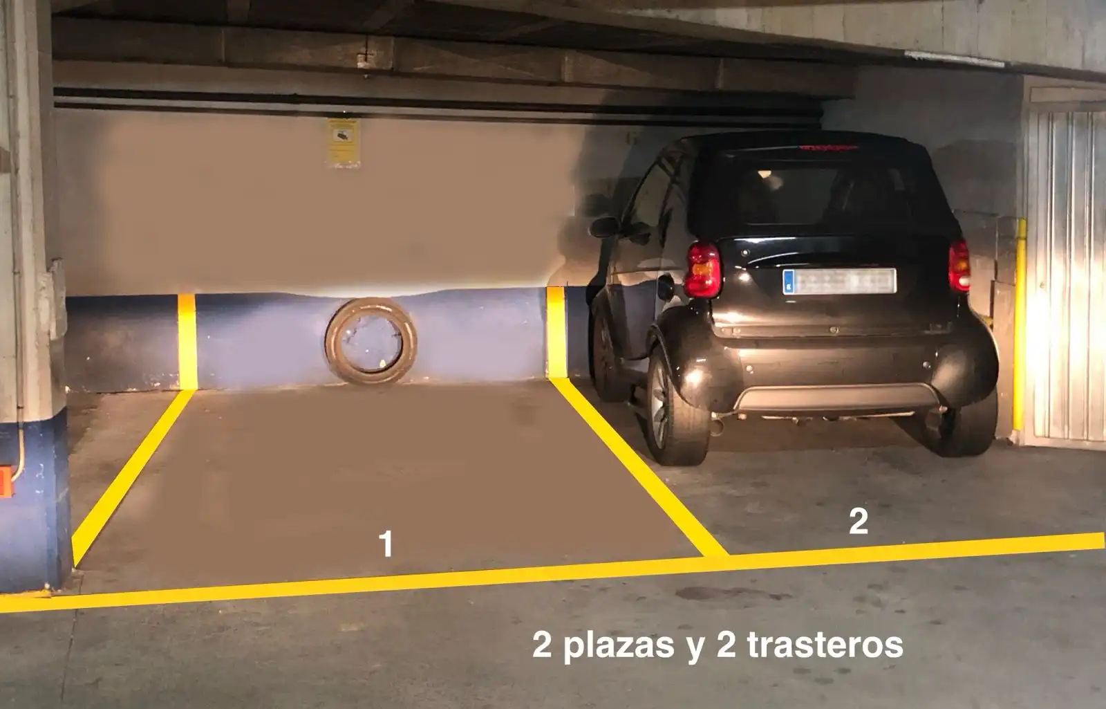 Aparcament de Pis en venda en Pontevedra Capital  amb Calefacció, Moblat i Forn