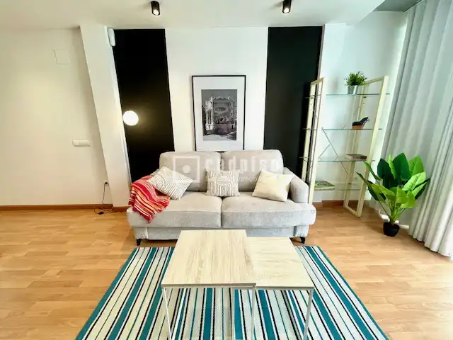Living room of Flat for rent in Castellón de la Plana / Castelló de la Plana  with Air Conditioner and Furnished