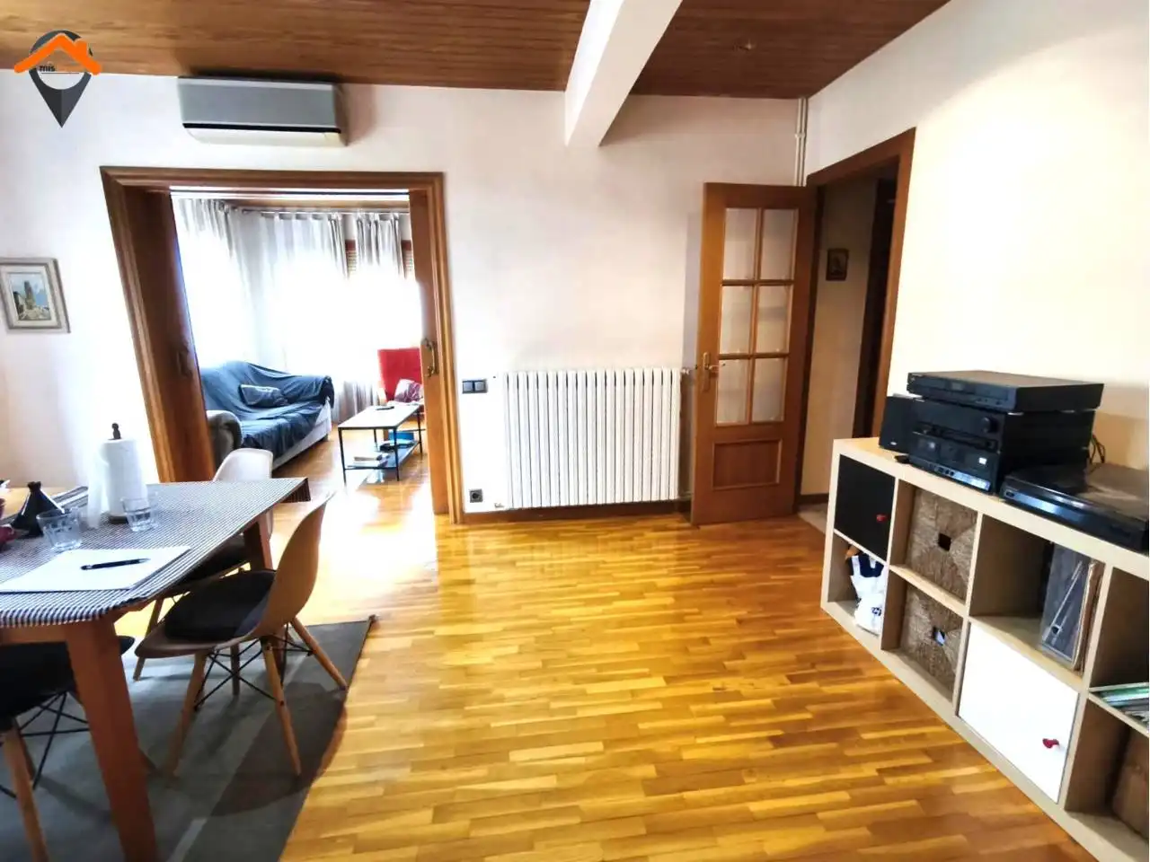 Wohnzimmer von Wohnung zum Verkauf in Sabadell mit Klimaanlage, Heizung und Parkett