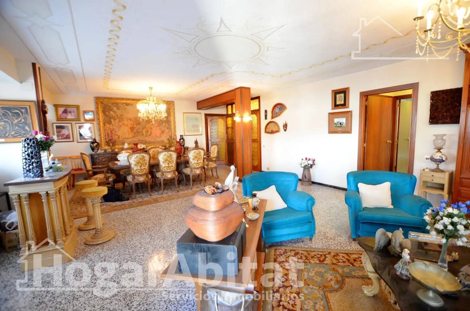 Sala d'estar de Pis en venda en Alicante / Alacant amb Aire condicionat, Terrassa i Moblat