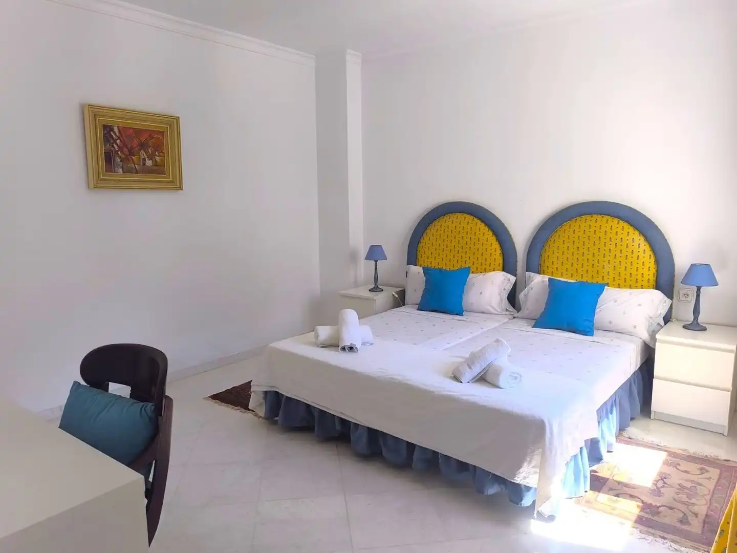 Bedroom of Flat for rent in Marbella  with Private garden, Terrace and Storage room