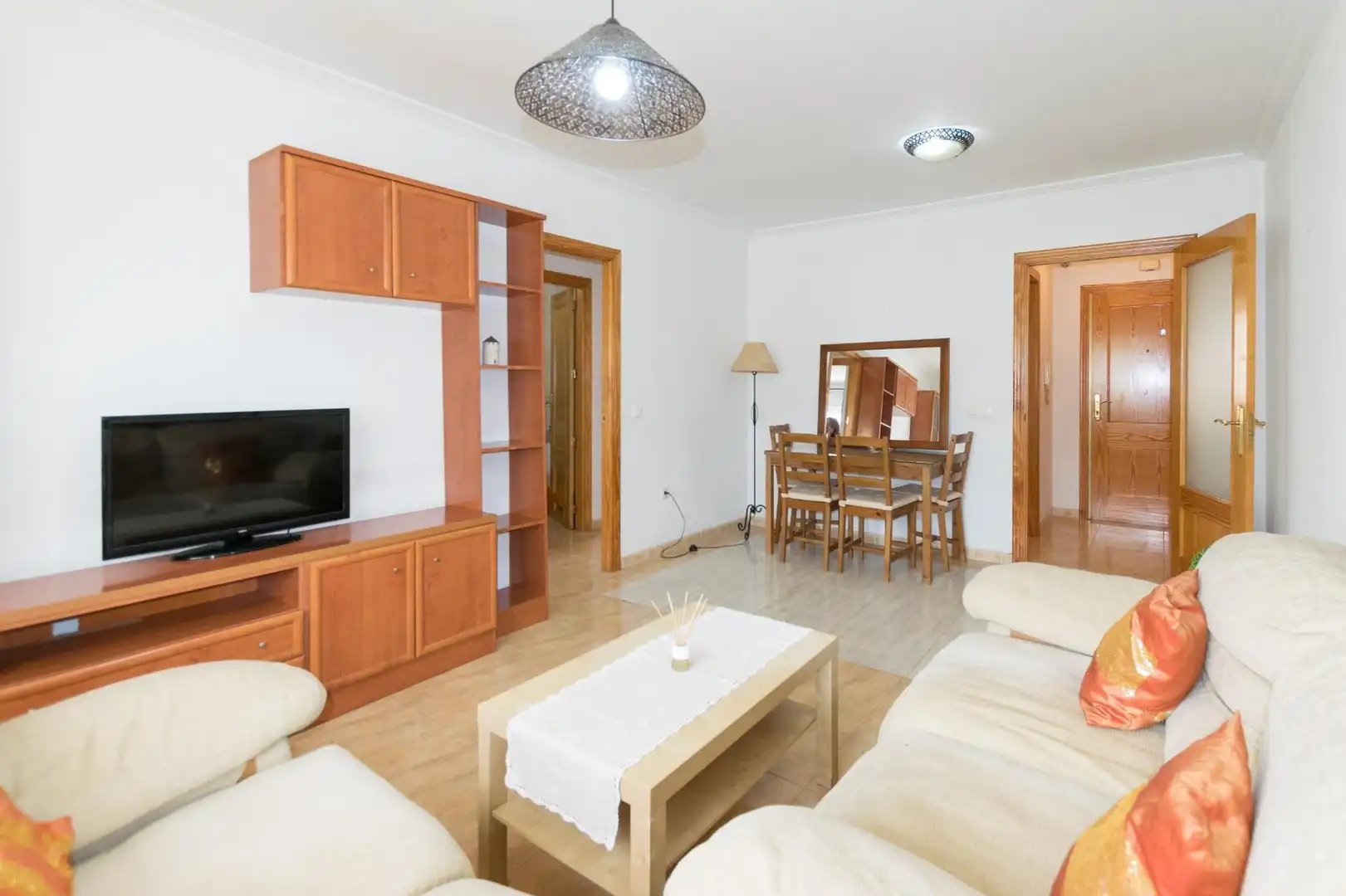 Sala de estar de Piso en venta en Roquetas de Mar