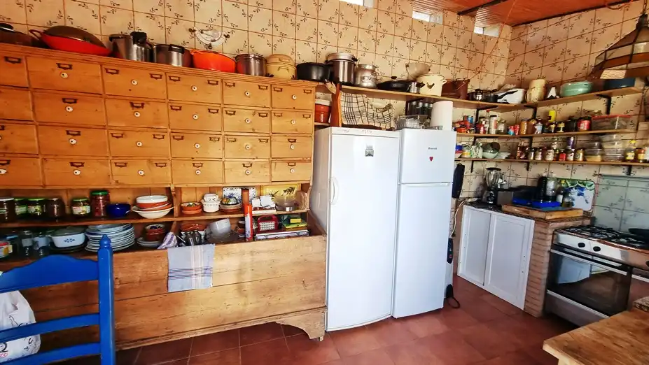 Cocina de Finca rústica en venta en El Campillo (Huelva) con Aire acondicionado, Jardín privado y Terraza