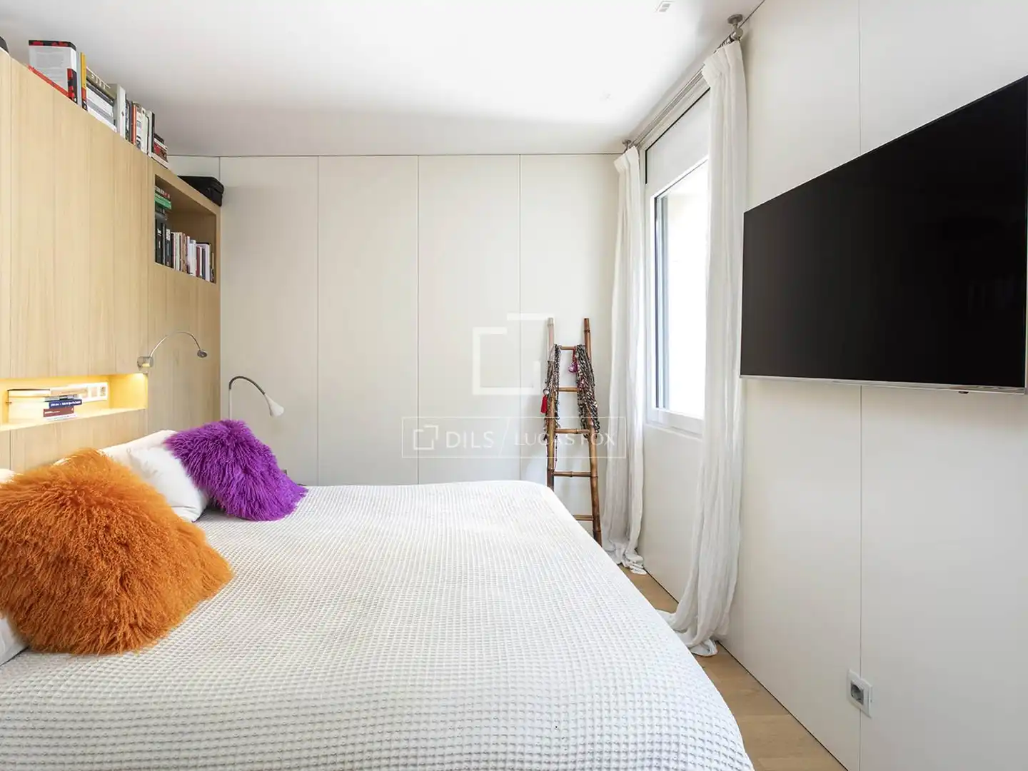 Bedroom of Houses for rent in Barcelona  with Air Conditioner, Heating and Private garden