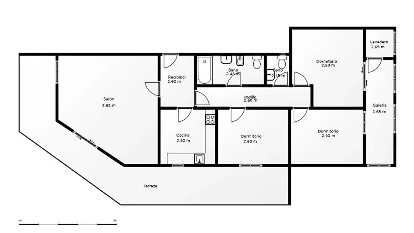 Piso con terraza en venta en calle Josep Carner, imagen 36