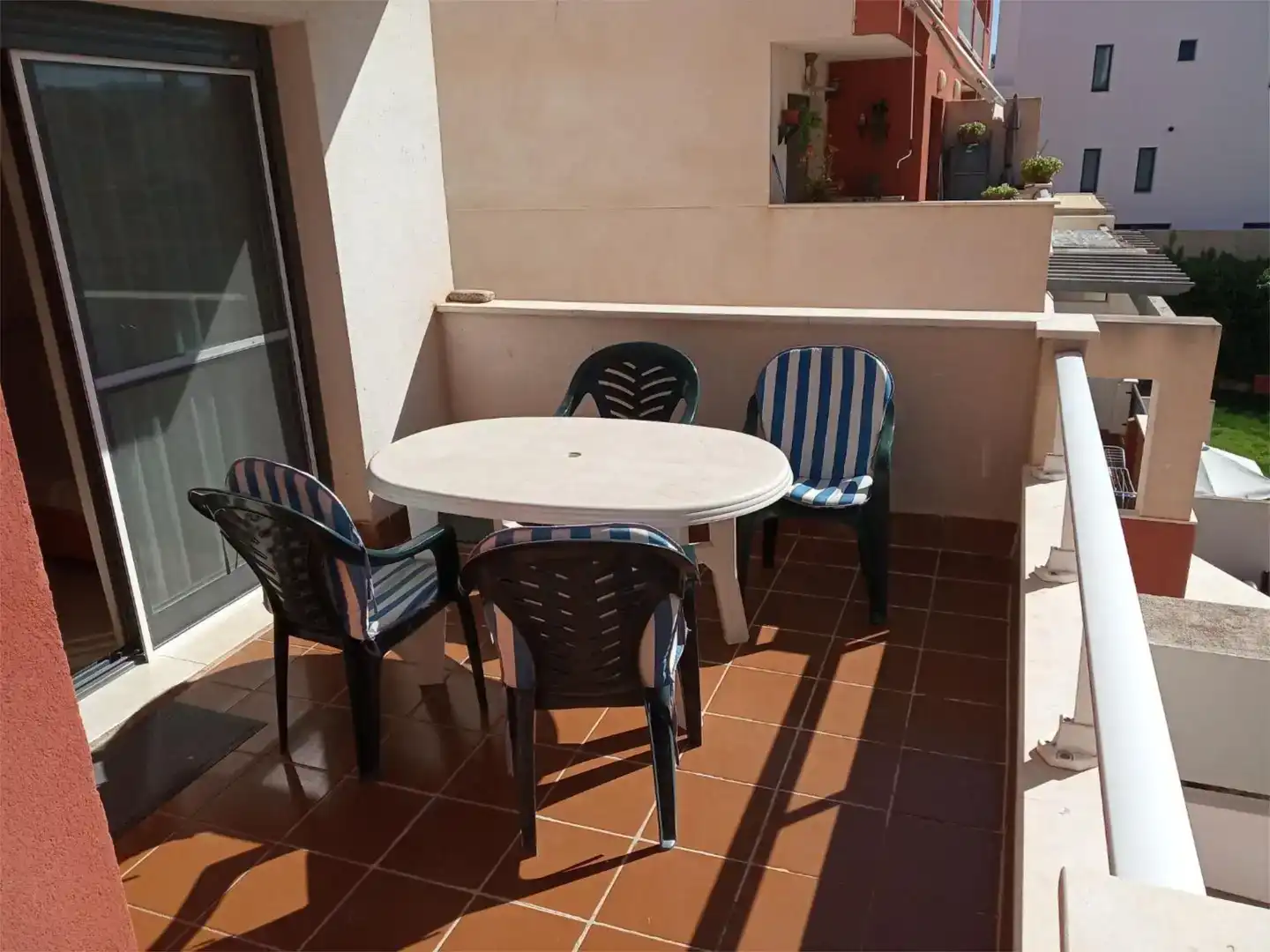 Terrace of Flat for rent in Vera  with Air Conditioner, Private garden and Swimming Pool