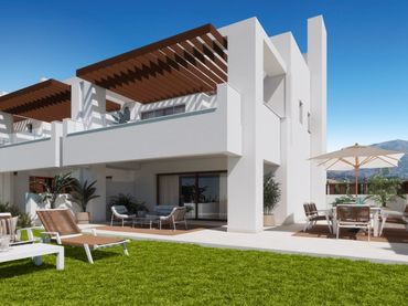 Casa pareada con piscina en venta en Mijas pueblo