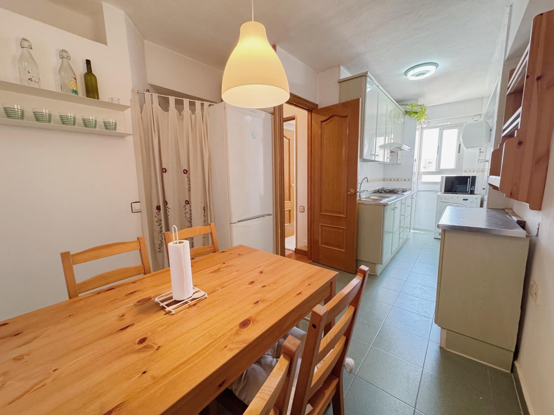 Kitchen of Flat for sale in  Almería Capital  with Air Conditioner, Heating and Parquet flooring
