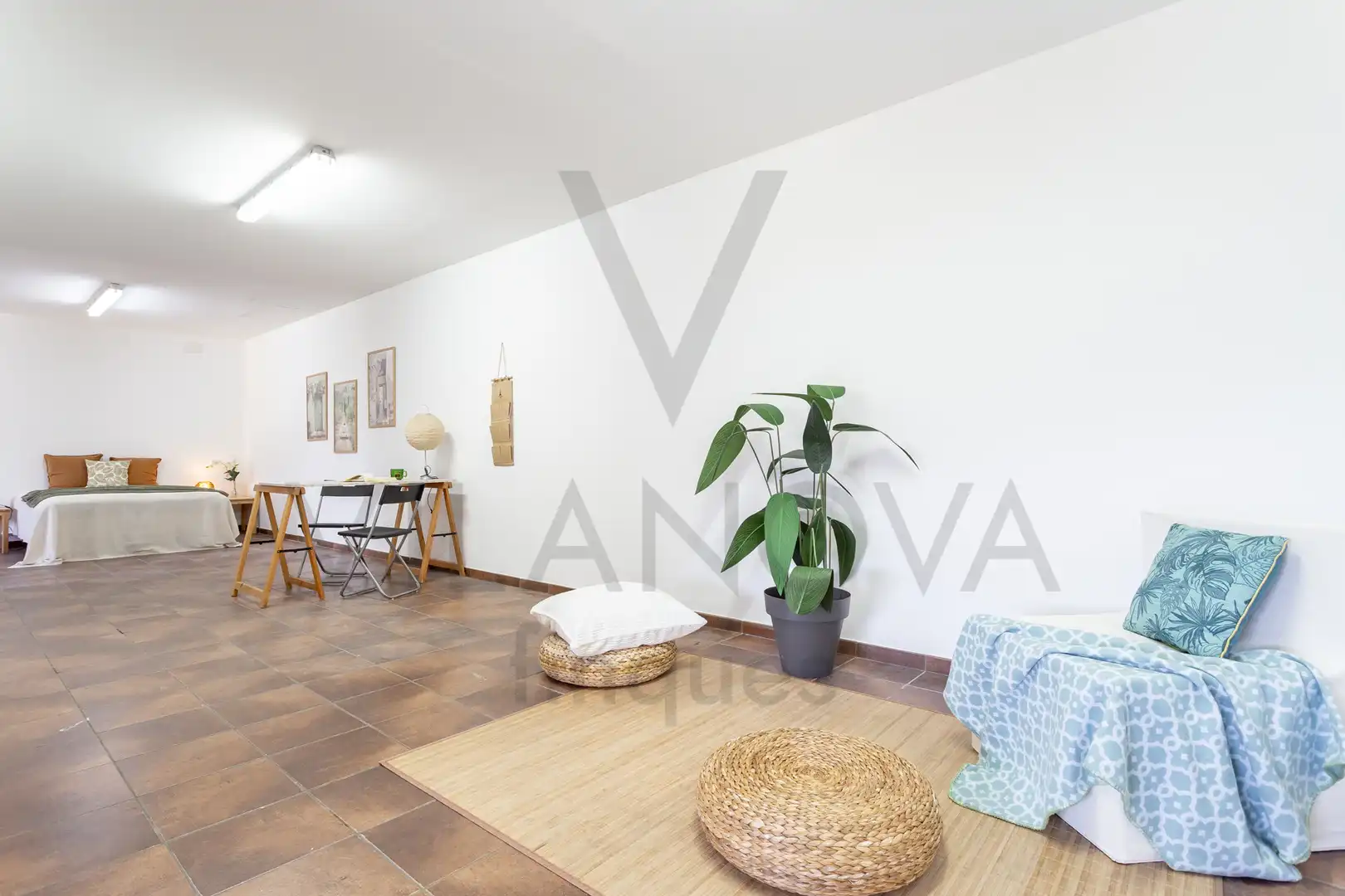 Sala d'estar de Casa adosada en venda en Riudecanyes amb Aire condicionat, Calefacció i Jardí privat