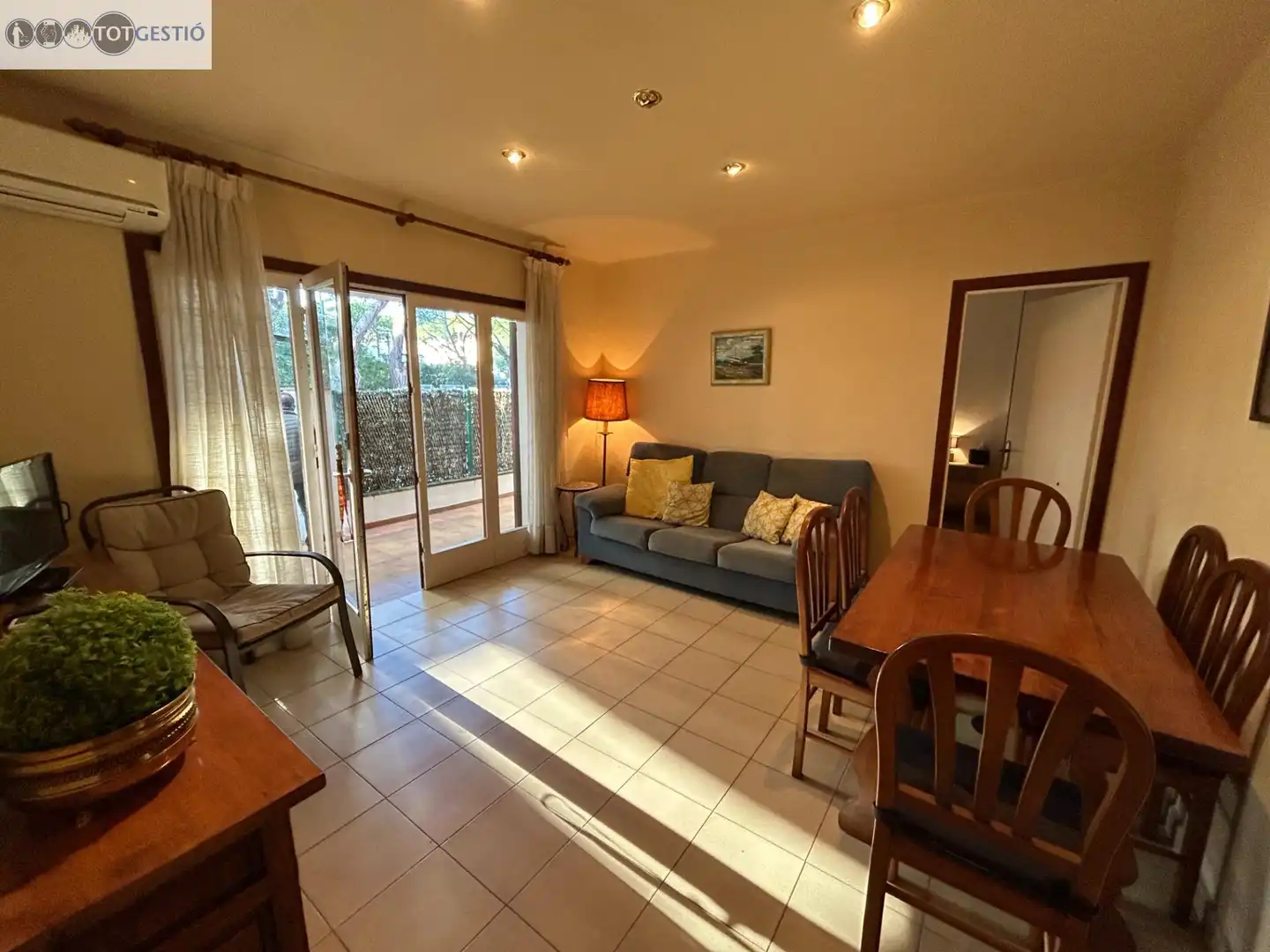 Wohnzimmer von Wohnung zum Verkauf in Castell d'Aro, Platja d'Aro i s'Agaró mit Terrasse