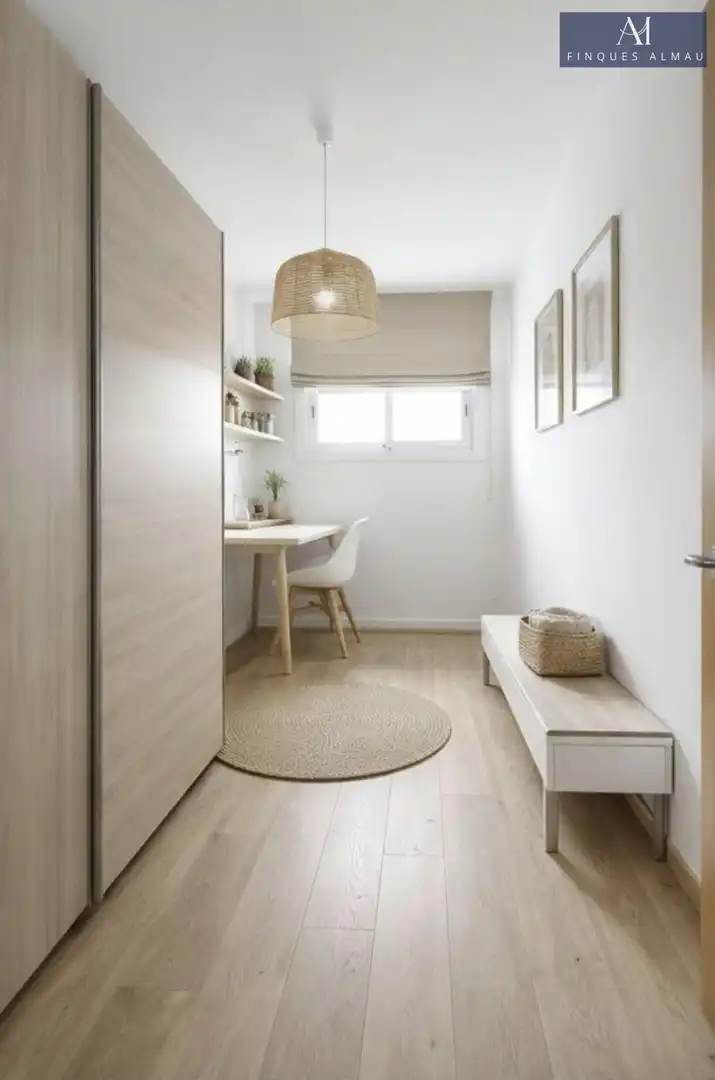 Schlafzimmer von Wohnung zum Verkauf in Sitges mit Klimaanlage, Parkett und Terrasse