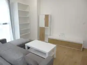 Living room of Flat for rent in Gijón   with Heating, Parquet flooring and Storage room