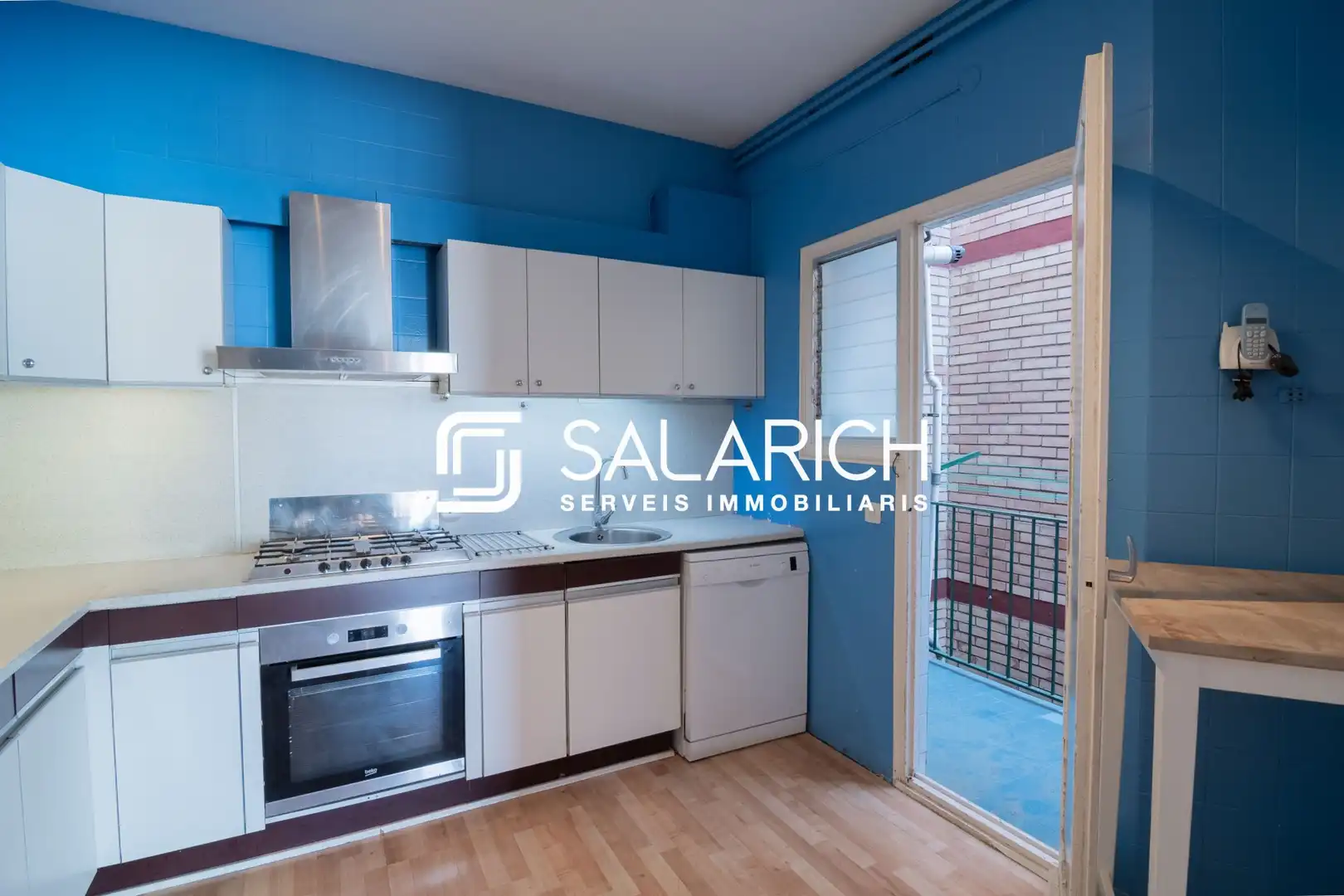 Cocina de Piso en venta en Barcelona con Aire acondicionado, Calefacción y Terraza