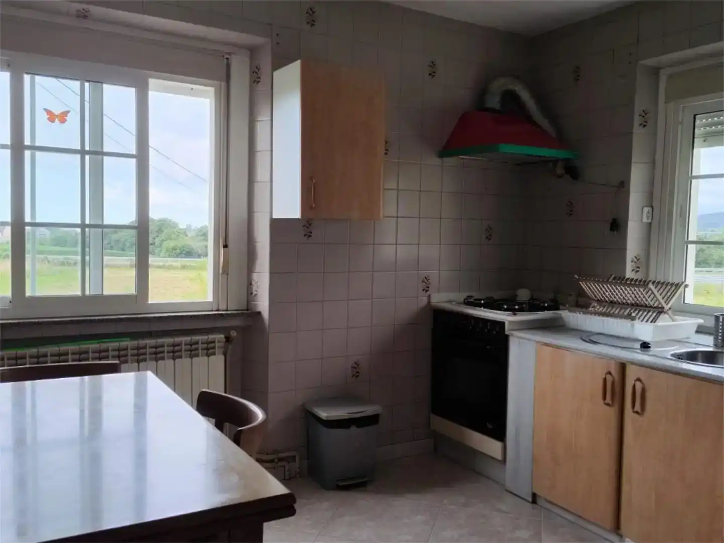 Küche von Country house zur Miete in Ribadeo mit Möbliert