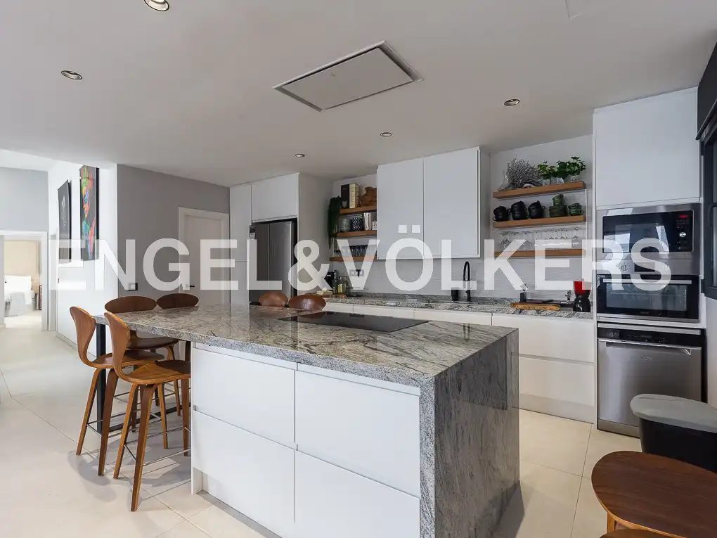 Cocina de Casa o chalet en venta en Cullera con Aire acondicionado, Calefacción y Jardín privado
