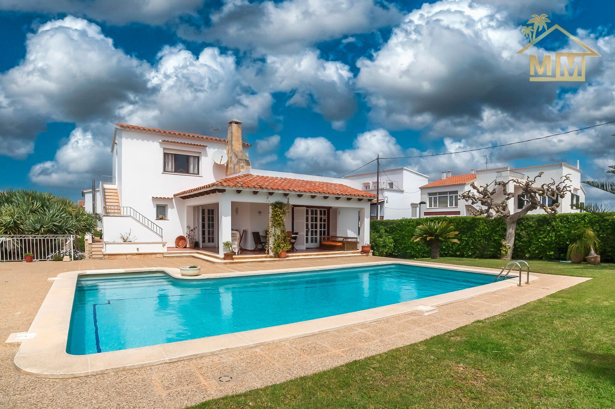 Piscina de Casa o xalet en venda en Es Castell amb Calefacció, Jardí privat i Terrassa