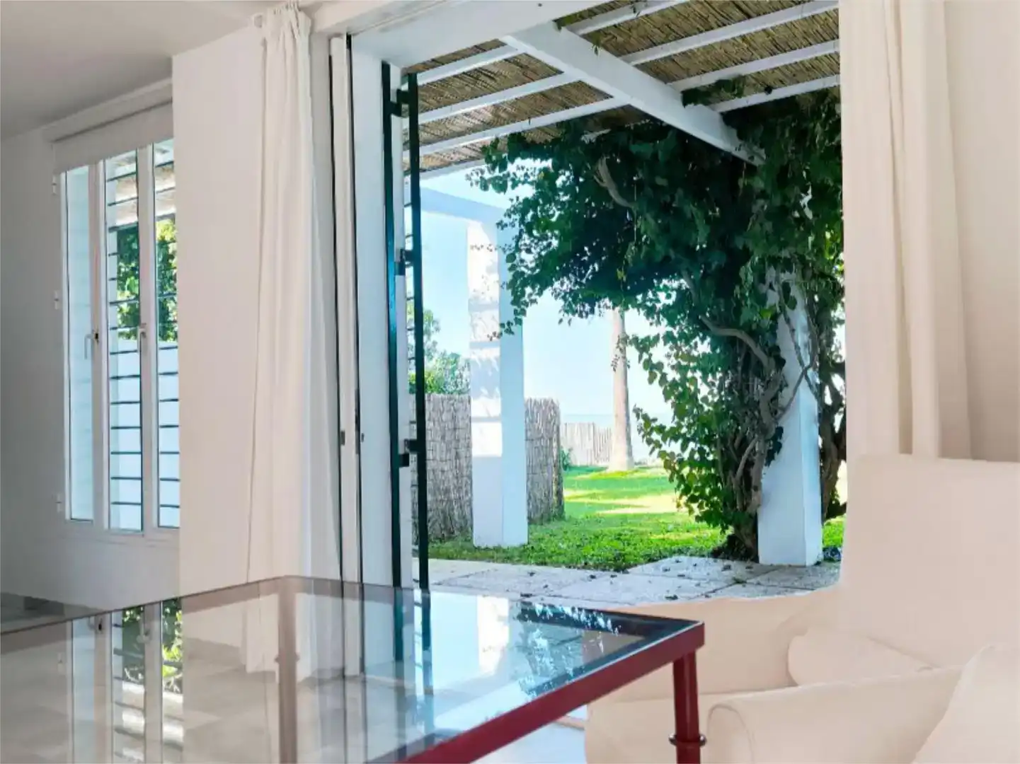 Terrasse von Wohnung zur Miete in Sanlúcar de Barrameda mit Privatgarten und Möbliert