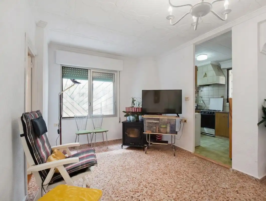 Sala de estar de Casa o chalet en venta en Simat de la Valldigna con Calefacción, Jardín privado y Terraza