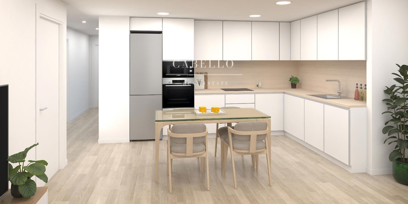 Kitchen of Flat for sale in Terrassa  with Air Conditioner, Heating and Private garden