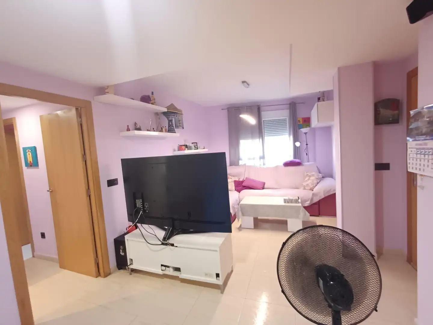 Sala de estar de Piso en venta en Murcia con Aire acondicionado y Trastero