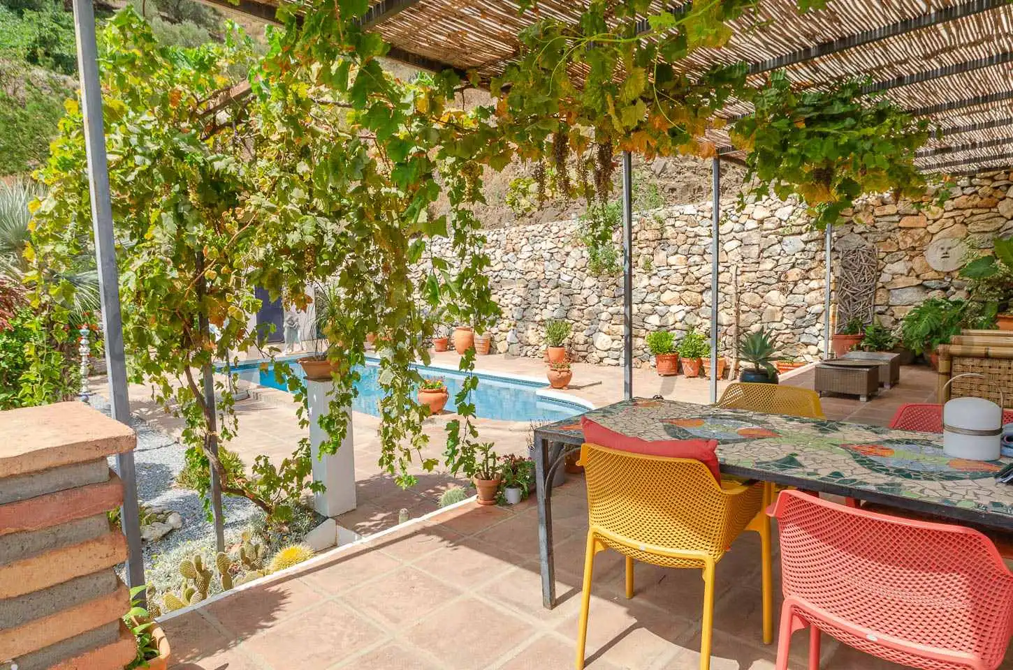 Terrace of Country homes for sale in Cómpeta  with Air Conditioner, Private garden and Terrace
