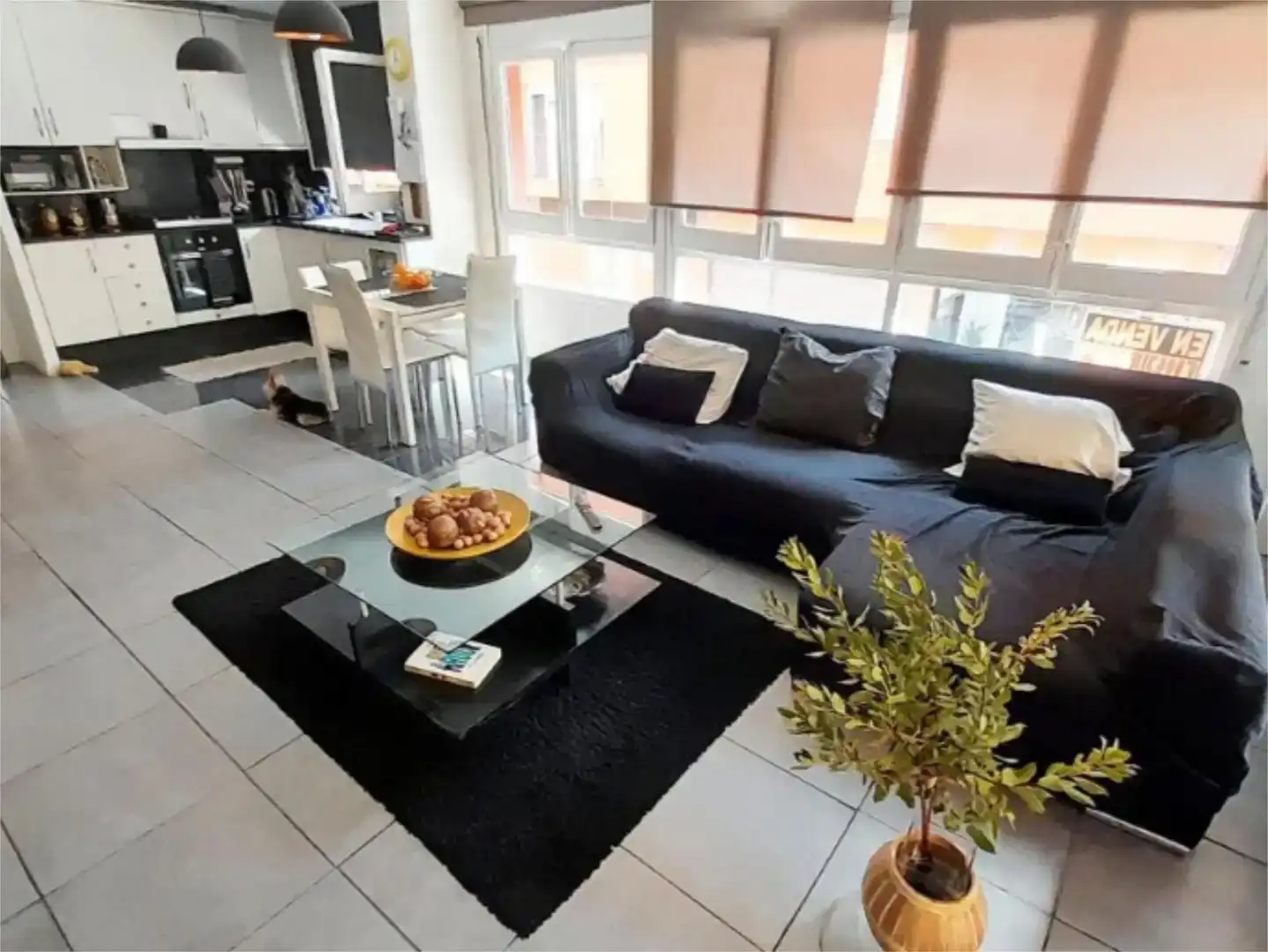 Sala de estar de Piso en venta en Girona Capital
