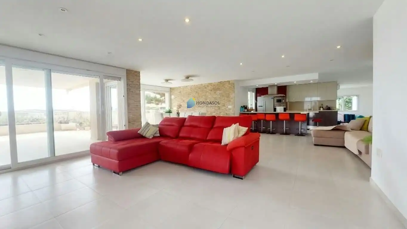 Sala de estar de Casa o chalet en venta en La Manga del Mar Menor con Aire acondicionado, Jardín privado y Terraza