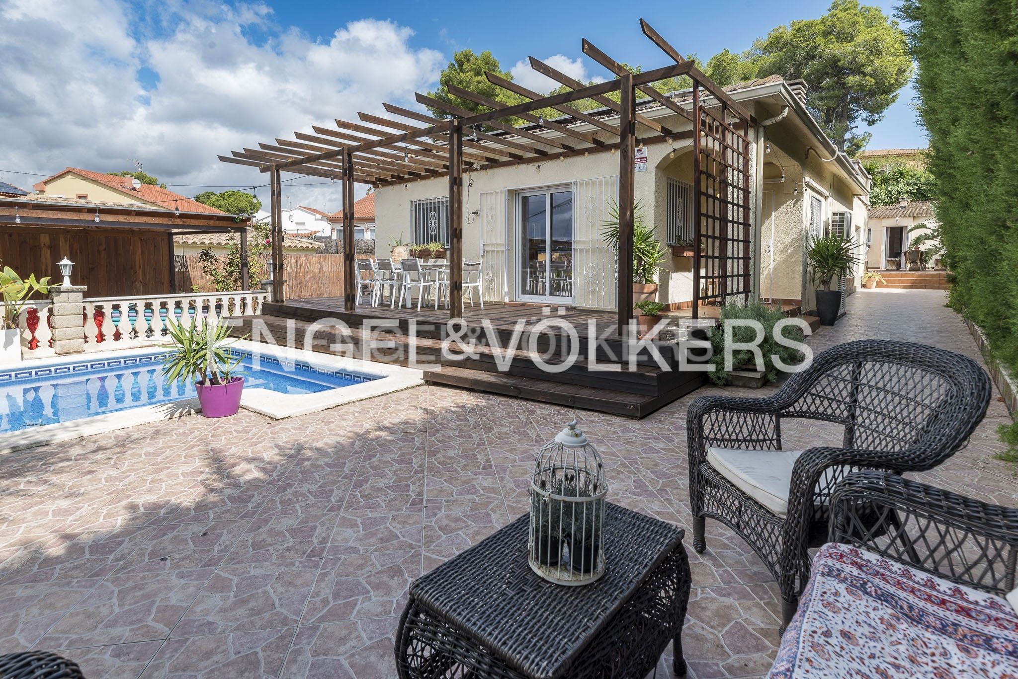 Terrassa de Casa o xalet en venda en El Vendrell amb Aire condicionat, Calefacció i Jardí privat