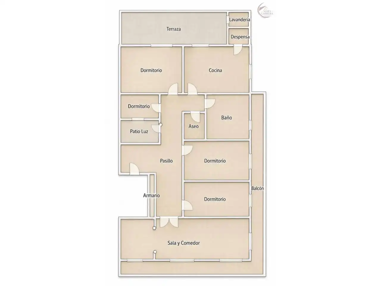 Piso con terraza en venta en Calle Governador 38, imagen 48