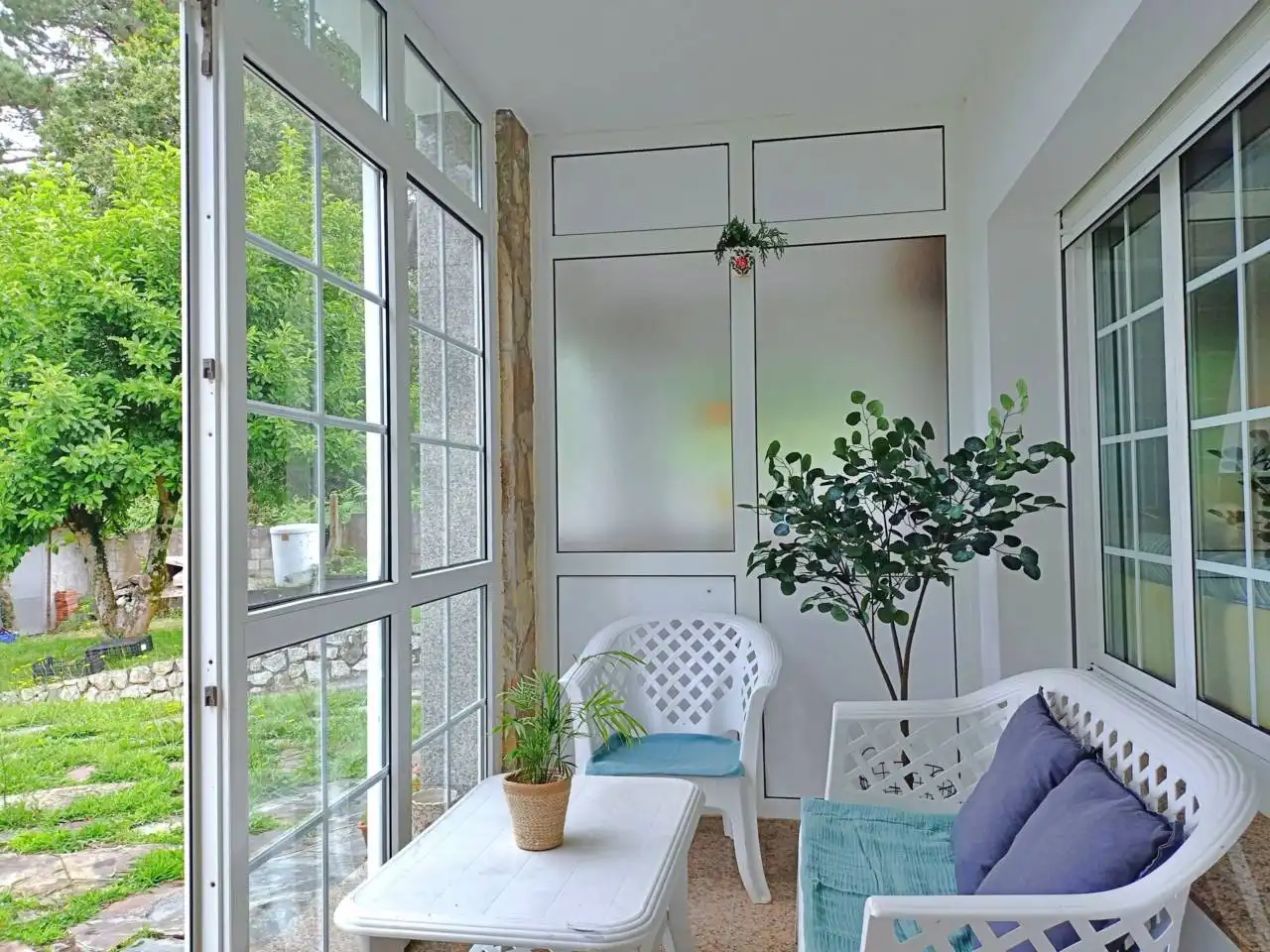 Terraza de Casa o chalet en venta en Oleiros con Calefacción