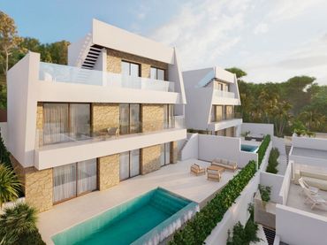 Villa mit Pool zum Verkauf in Finestrat Pueblo