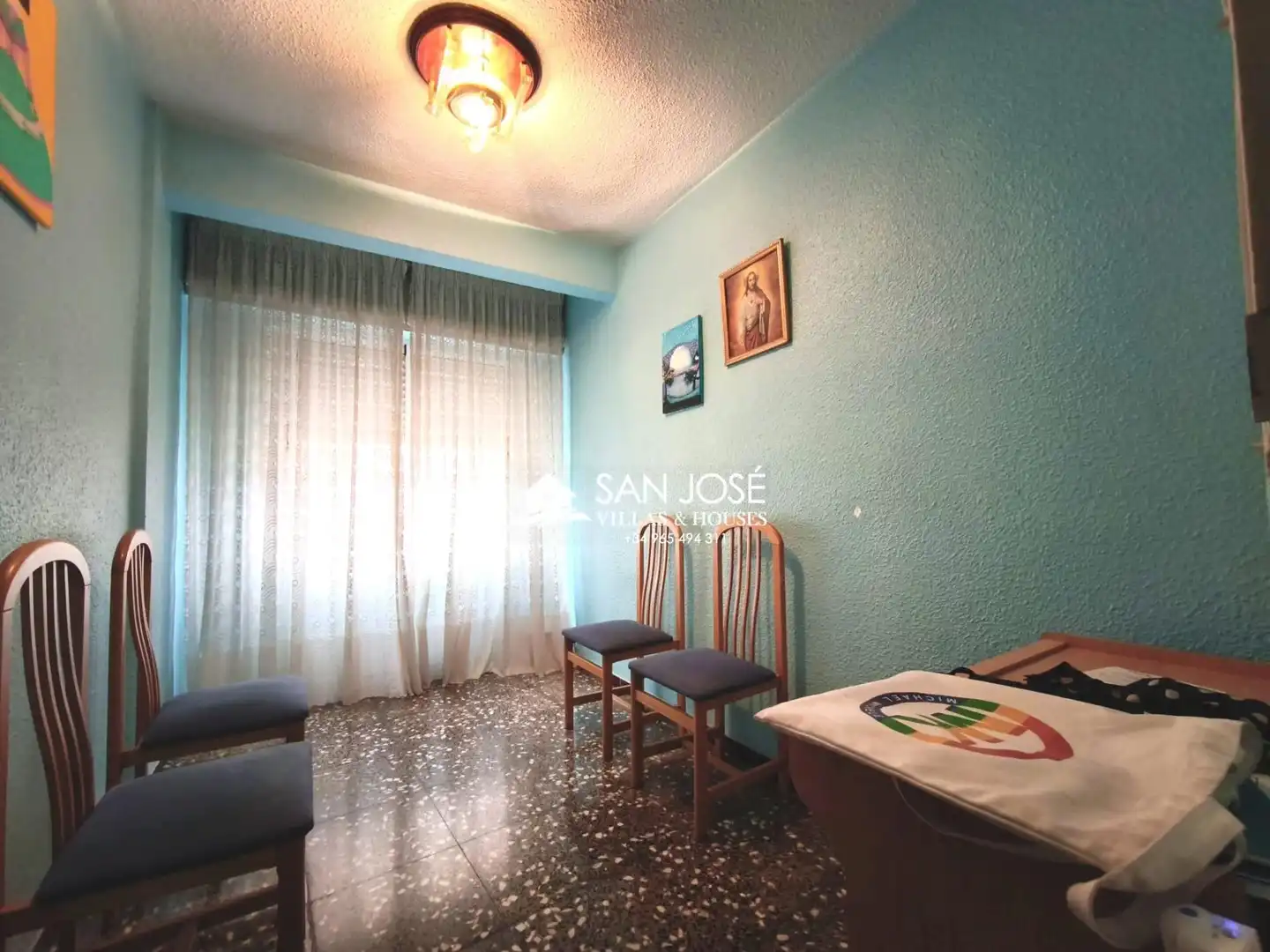 Living room of Flat for sale in Aspe  with Furnished and Balcony