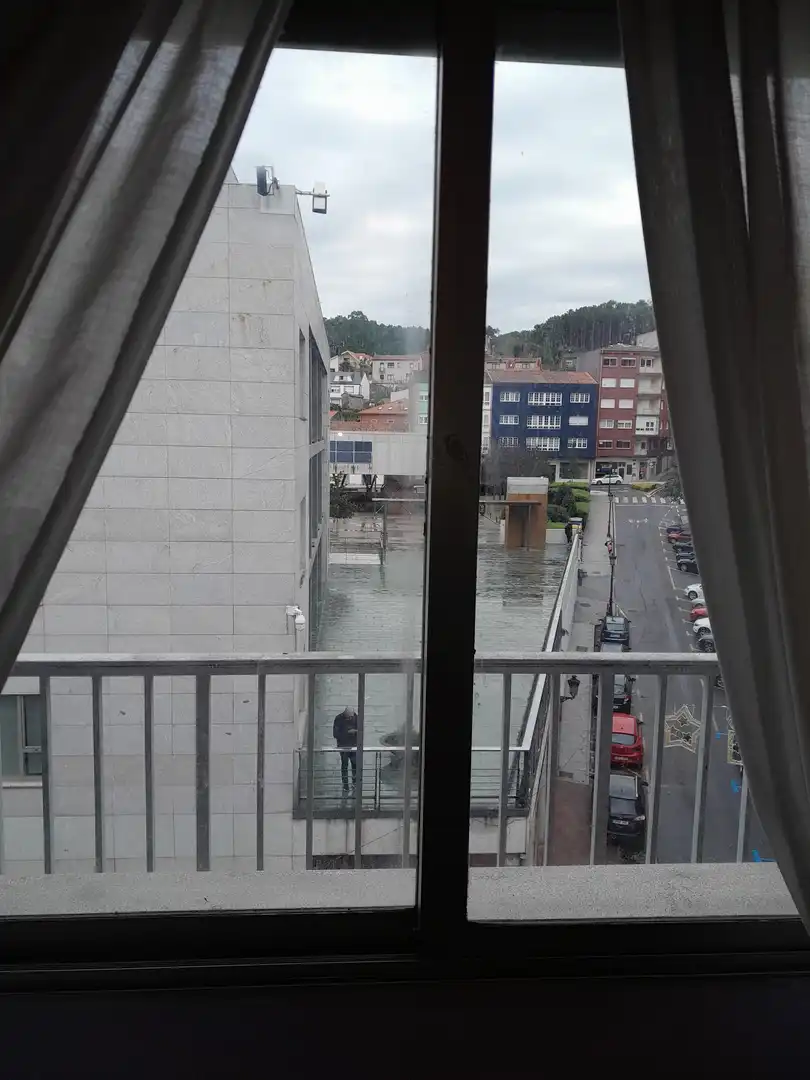 Balcony of Flat for sale in Boiro  with Terrace, Storage room and Furnished