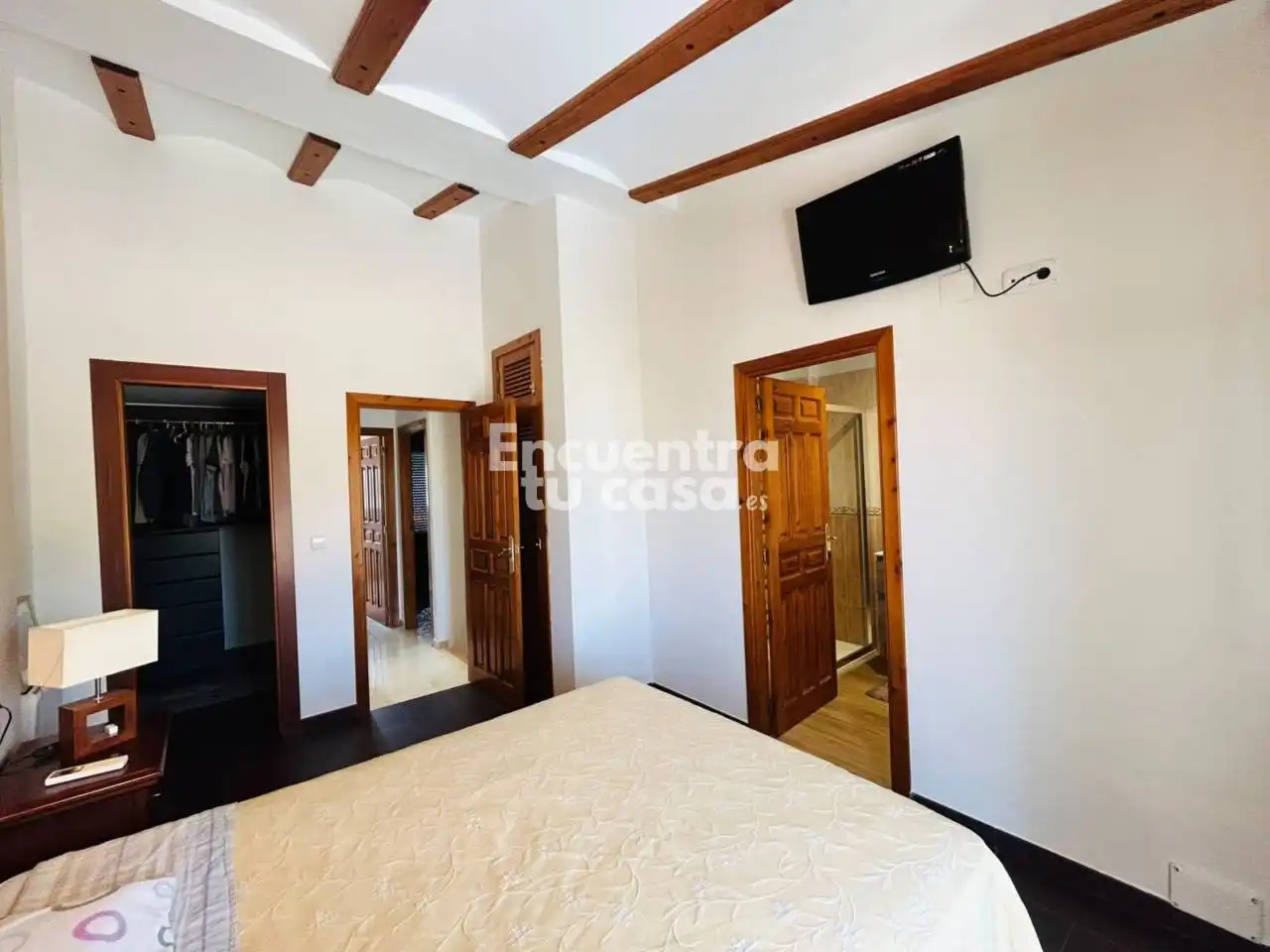 Dormitori de Casa adosada en venda en La Nucia amb Aire condicionat, Calefacció i Jardí privat