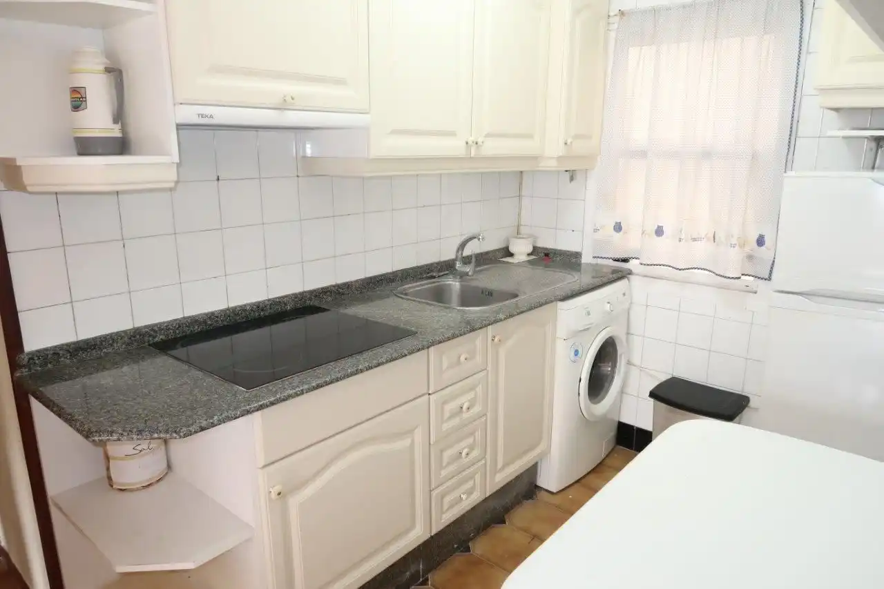 Kitchen of Flat for sale in A Coruña Capital   with Heating and Parquet flooring