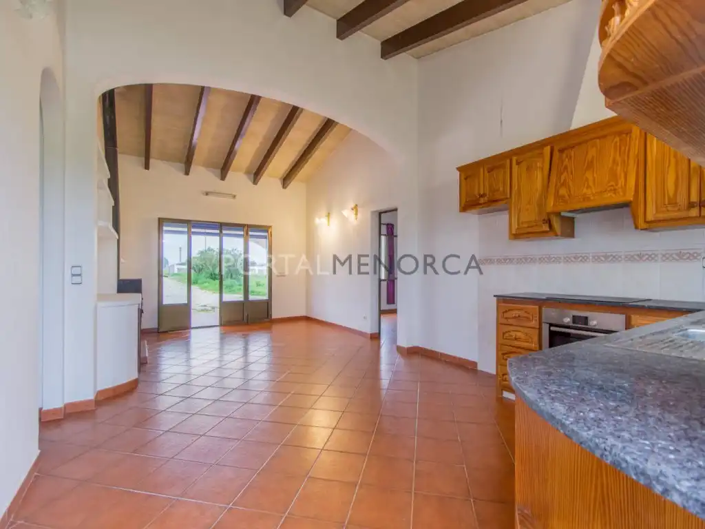 Cocina de Finca rústica en venta en Ciutadella de Menorca con Jardín privado