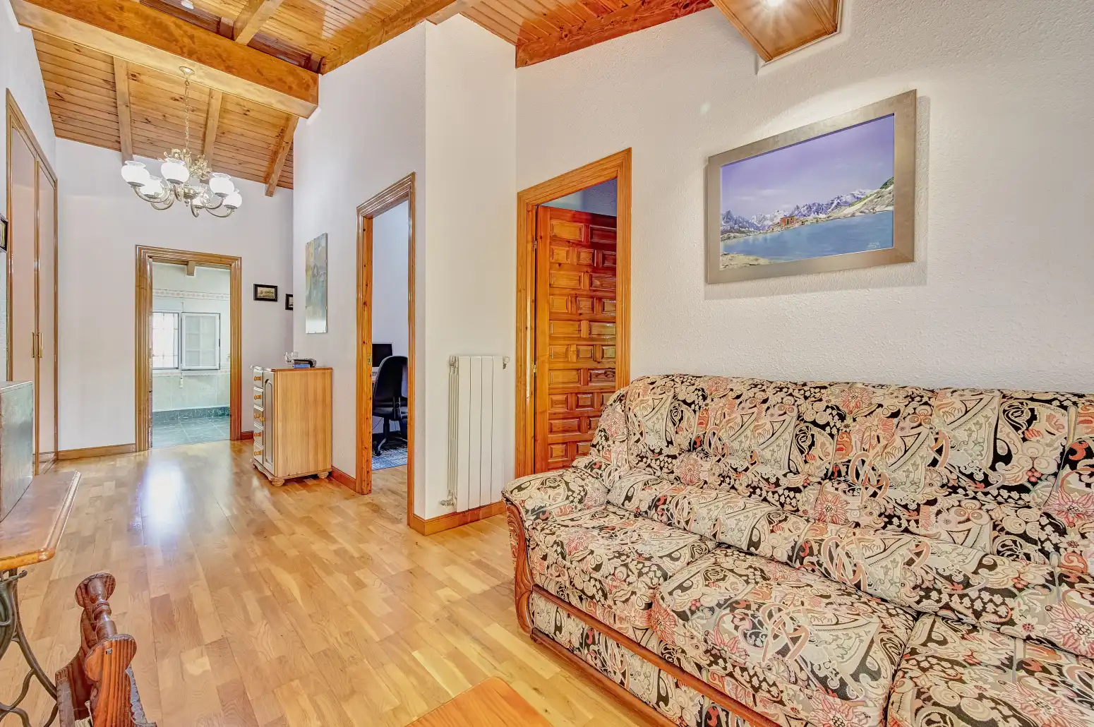 Wohnzimmer von Haus oder Chalet zum Verkauf in Aranguren mit Klimaanlage, Heizung und Privatgarten