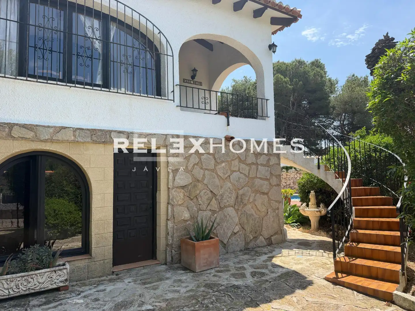 Exterior view of Houses for sale in Jávea / Xàbia  with Private garden, Terrace and Swimming Pool