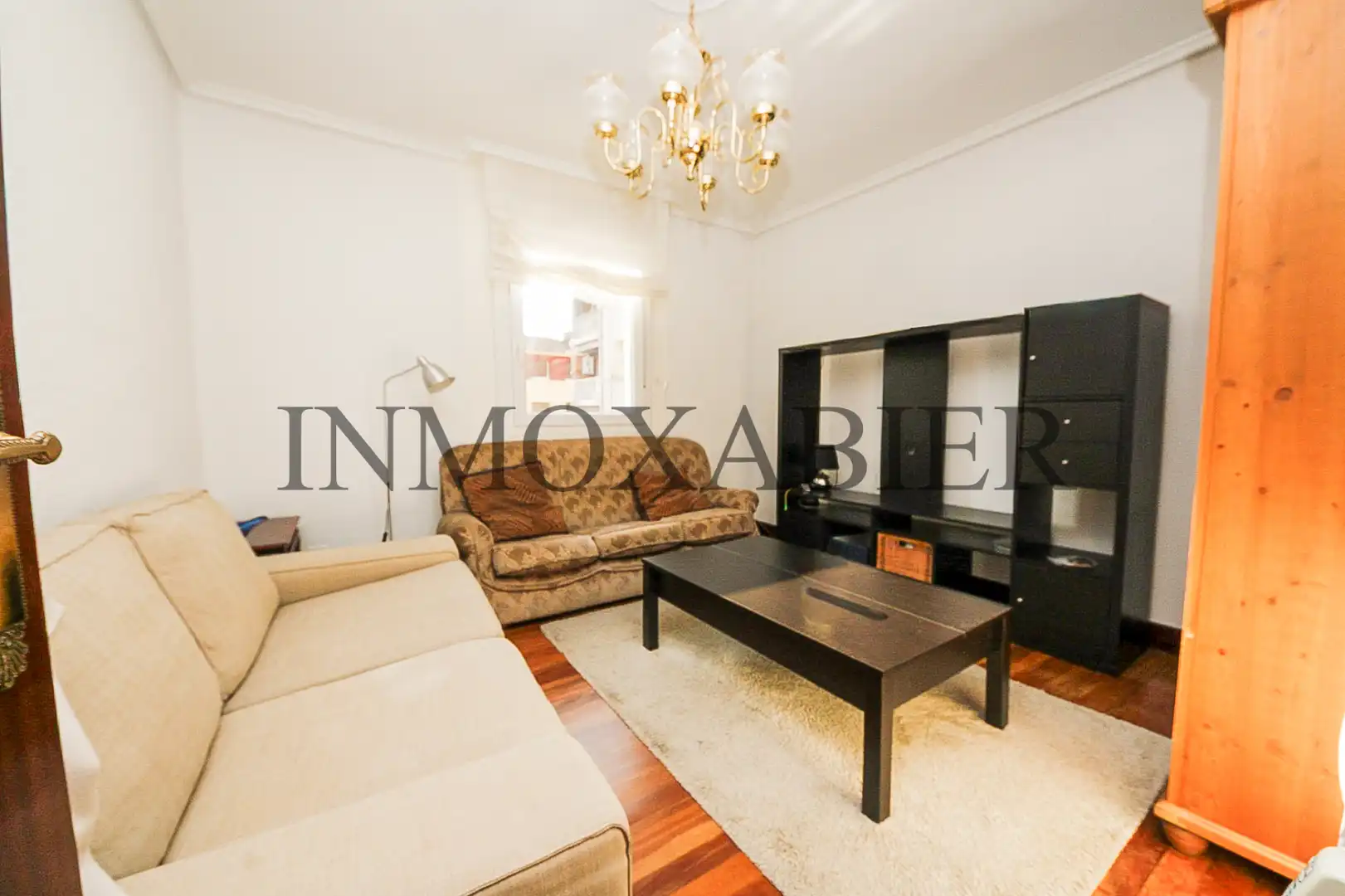 Sala de estar de Piso en venta en Leioa con Calefacción, Terraza y Amueblado