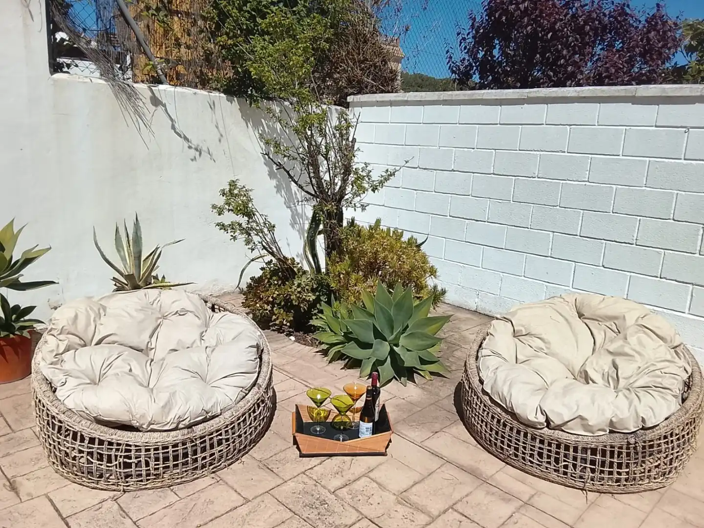 Terraza de Casa adosada en venta en Sanlúcar de Barrameda con Amueblado